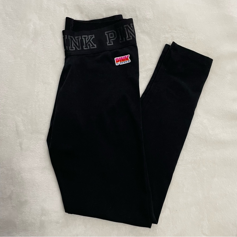 VS Pink Black Leggings